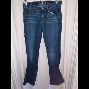 7 For All Mankind The Lexie Petite Women's Blue Jeans Size 25